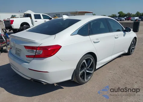 2018 Honda Accord Sport из США, поврежденный, VIN 1HGCV1F38JA128537